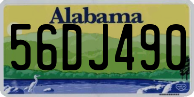 AL license plate 56DJ490