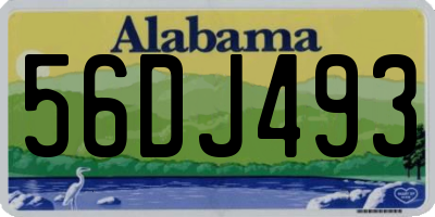 AL license plate 56DJ493