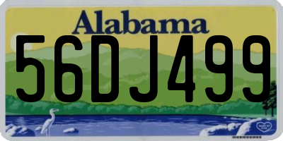 AL license plate 56DJ499