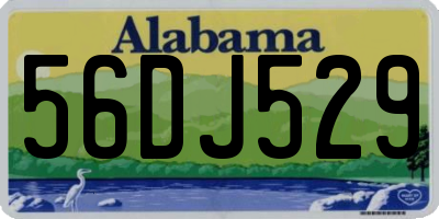 AL license plate 56DJ529
