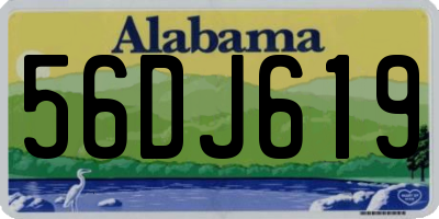 AL license plate 56DJ619