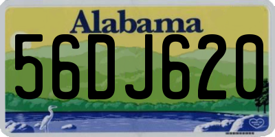 AL license plate 56DJ620