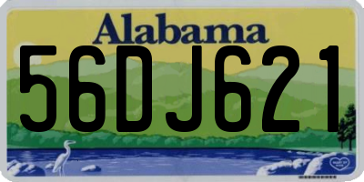 AL license plate 56DJ621