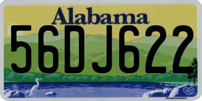 AL license plate 56DJ622