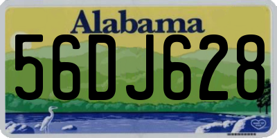 AL license plate 56DJ628
