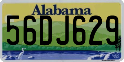 AL license plate 56DJ629