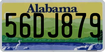 AL license plate 56DJ879