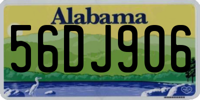 AL license plate 56DJ906