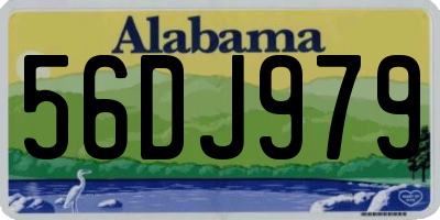 AL license plate 56DJ979