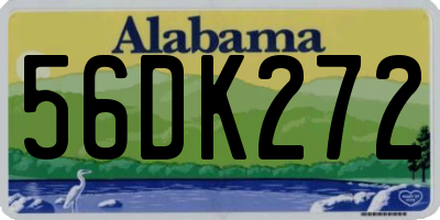 AL license plate 56DK272
