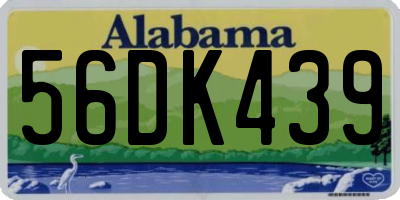 AL license plate 56DK439