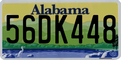 AL license plate 56DK448