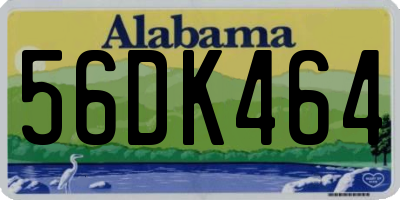 AL license plate 56DK464