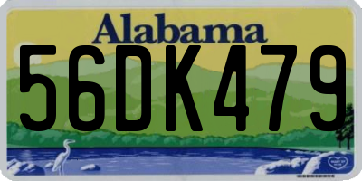 AL license plate 56DK479