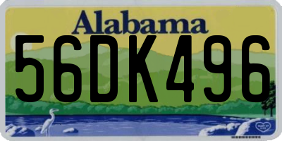 AL license plate 56DK496