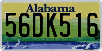AL license plate 56DK516