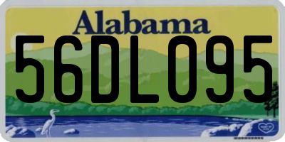 AL license plate 56DL095