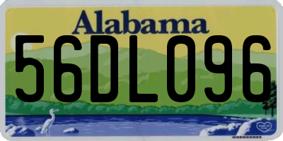 AL license plate 56DL096