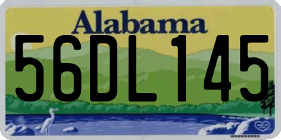 AL license plate 56DL145