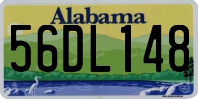 AL license plate 56DL148
