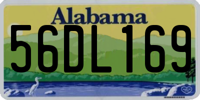 AL license plate 56DL169