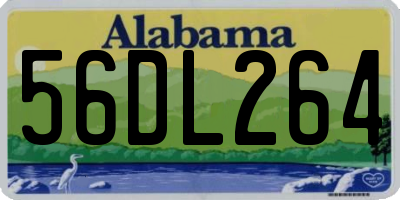 AL license plate 56DL264