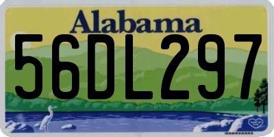 AL license plate 56DL297