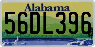 AL license plate 56DL396