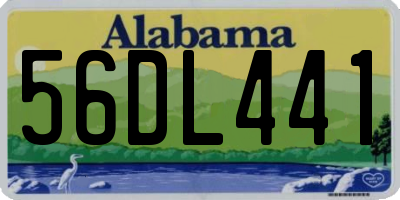 AL license plate 56DL441