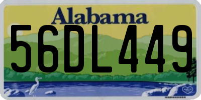 AL license plate 56DL449