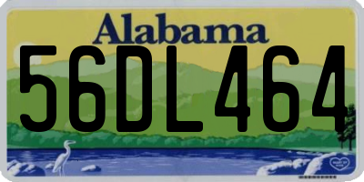 AL license plate 56DL464
