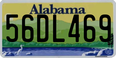 AL license plate 56DL469