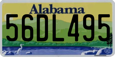 AL license plate 56DL495