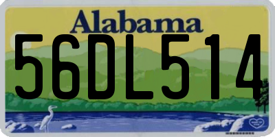 AL license plate 56DL514