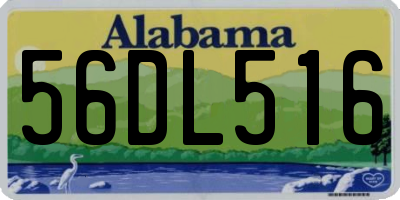 AL license plate 56DL516