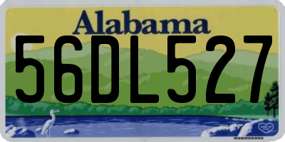 AL license plate 56DL527