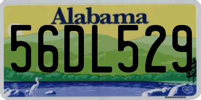 AL license plate 56DL529