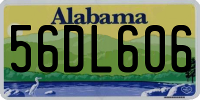 AL license plate 56DL606