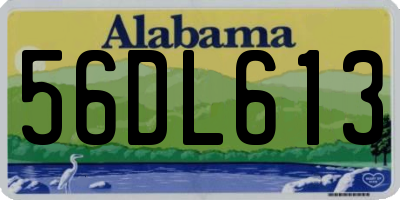AL license plate 56DL613