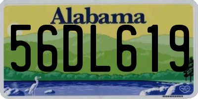 AL license plate 56DL619
