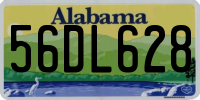 AL license plate 56DL628