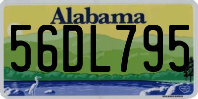 AL license plate 56DL795