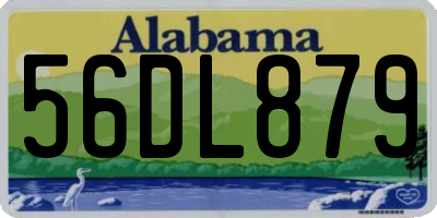 AL license plate 56DL879