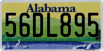AL license plate 56DL895