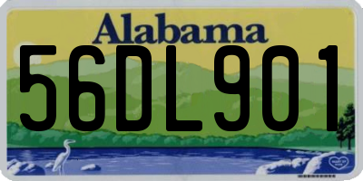 AL license plate 56DL901