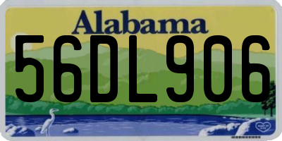 AL license plate 56DL906