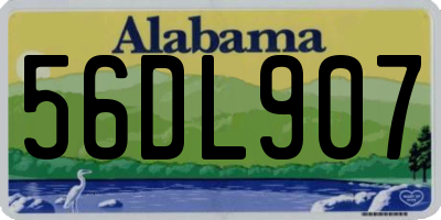 AL license plate 56DL907