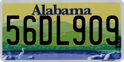 AL license plate 56DL909