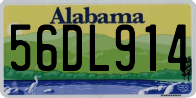 AL license plate 56DL914