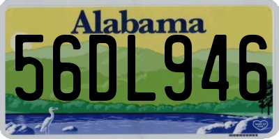 AL license plate 56DL946